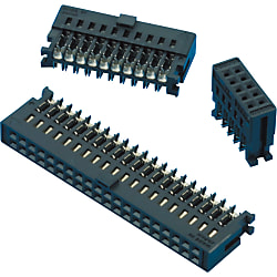 Conectores rectangulares - MIL, hembra, ajuste a presión XG5M-6035-N