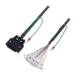 FCNコネクタ付ケーブル 汎用フードタイプ（ミスミ製・オータックス製コネクタ使用）