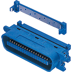 Conectores rectangulares - Centronics, plug, press-fit, spring-lock 57F-30140-20S