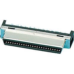 Conectores rectangulares - PCR, medio paso, hembra, terminales para soldar