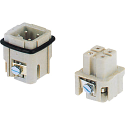 Conectores rectangulares - Han, modelo A, terminales de tornillo, estancos 0920-003-2711