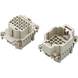 Conectores rectangulares - Han, modelo DD, terminales de crimpado, impermeables 0916-024-3101