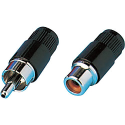 30 pcs Black Solder RCA Plug Audio Video Adapter Connector New 