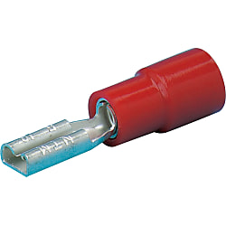 110 Series Crimp Terminal - Blade, Quick-Disconnect, Insulated, Receptacle 