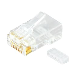 UTP シールド無　CAT5e　RJ45モジュラープラグ