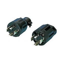 【アメリカン電機】製商品　産業用引掛形コンセント　プラグ（ストレートタイプ） 4322R