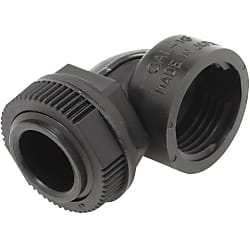 90° angle connector for the cable gland