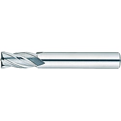 Carbide square end mill, 4-flute / 2D Flute Length (short) model SEC-PEM4S2.5