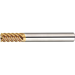 TSC series carbide high-helical end mill, multi-flute, 53° spiral / short model TSC-PSXS10