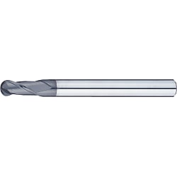 XAC series carbide ball end mill, 2-flute / short model XAC-BEM2S2.5