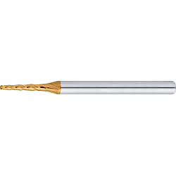 TSC係列硬質合金錐形球頭立銑刀,4-Flute /長模型