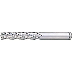 Powdered High-Speed Steel Square End Mill 4-Flute / Long / Non-Coated Type PM-EM4L4