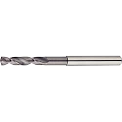 Carbide Solid Drill Bits - End Mill Shank, TiAlN Coated, Stub