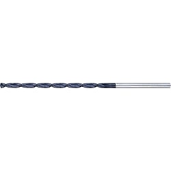 TiAlN Coated Carbide Long Drill, Straight Shank TAC-SDXL4-90