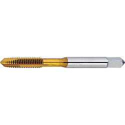 Machos de roscar con punta en espiral: acero rápido, recubierto de TiN, vástago normal/largo G-LS-POT-M4-0.7