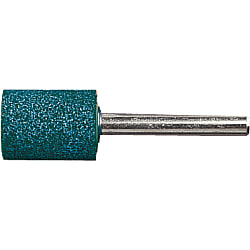 Mounted Points - Cylinder Bit with Shank, GC Abrasive Grain