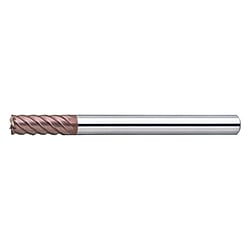 XCPシリーズ超硬ハイヘリカル 高硬度鋼加工用/多刃/45°ネジレ/レギュラー 微小R付き