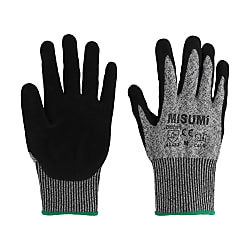 【エコノミーシリーズ】耐切創手袋 レベル5 手のひらコーティング MTGLV-LV5-L-20P
