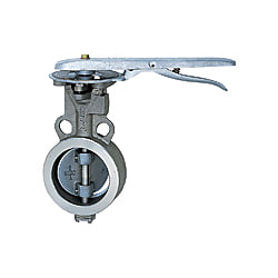 ステンレス鋼製UB（SCS13A/PTFE+SUS304）10Kバタフライバルブ