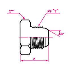 PT接続PF30°FCS オスプラグ