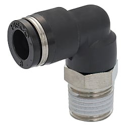PL Pneumatic Male Thread Air Water Push in Swivel Elbow Fitting Connecter Tube 