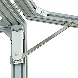 LAMP ソフトダウンステー 重量扉用 HDS-30型 2本使い用 AS-HDS-30HL-BL-30-6