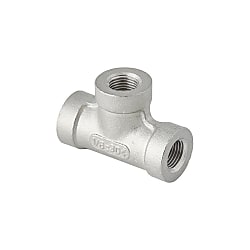 stainless steel threaded pipe fitting tee T-40A-SUS