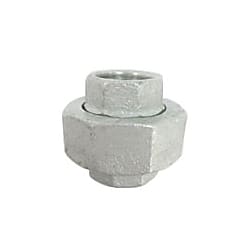 可鍛鋳鉄製管継手ユニオン（白・黒継手）