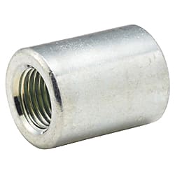鋼管製管継手鉄ソケット（白・黒）