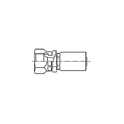 スウェイジタイプ 管用平行メスねじユニオン継手（30°メスシート付） SE SE-PF-04-14-S