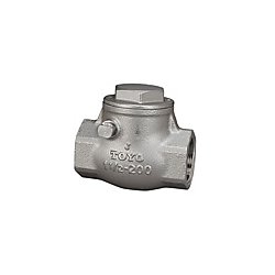 クラス10K ねじ込み形スイングチェッキバルブ UNS-N-25A