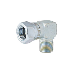 Hydraulic Hose Adapters - Elbow Type Adapter Fitting, Male BSPP with 30° Female Seat to Female BSPP with 30° Female Seat, UL-90(1609) Series