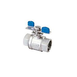 ステンレス鋼製 3.92MPa 蝶ハンドル式フルボアタイプ ボールバルブ