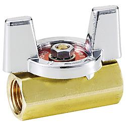 黄銅製 1.96MPa 蝶形ハンドル MINI BALL VALVES DBV-12D-BU