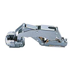 LAMP スライド丁番 厚扉用 H160 160°開き 28mmかぶせ H160-34/28