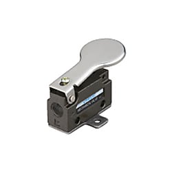 手動弁 VLM15シリーズ 手押しタイプ（横向配管/フランジベース付）
