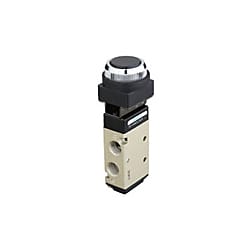 手動弁 VLM25シリーズ 丸フラットボタンタイプ