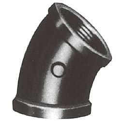 ねじ込み式PL継手 縁付45°エルボ