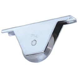 ステンレス重量戸車　スリムタイプ　山V型
