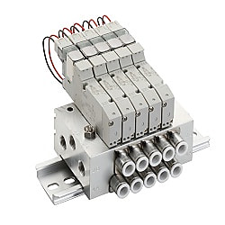 ベース配管 ベース搭載用単体バルブ 4GE1・3Rシリーズ