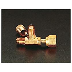 F1/4""xF1/4""xF1/4"" T型アクセスバルブ EA402TC-1