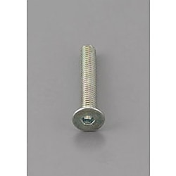 M6 x12mm 六角穴付皿頭ボルト 三価クロメート/12本