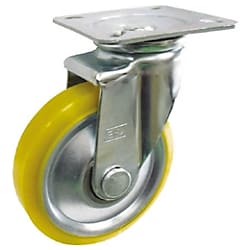 中荷重用帯電防止ウレタンキャスター(ベアリング入)自在金具付　EUW-J200