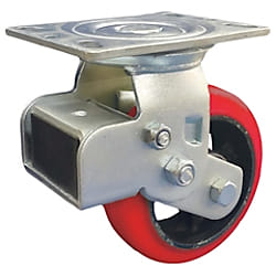 SAMSONG スプリング機能付きキャスター 自在150mm 耐荷重360kg