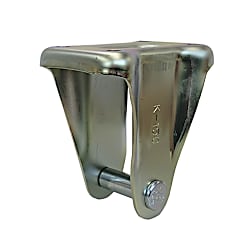 スタンダードプレスキャスター 中荷重用（固定） 金具セット（車輪なし） K-250