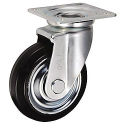 中荷重用キャスター J型旋回金具（サイズ150mm・金具のみ車輪なし）