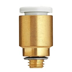 ワンタッチ管継手 KQ2シリーズ 六角穴付ハーフユニオン KQ2S（ガスケットシール） 10-KQ2S02-M3G