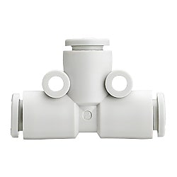 ワンタッチ管継手 KQ2シリーズ チーズ KQ2T 10-KQ2T04-00A