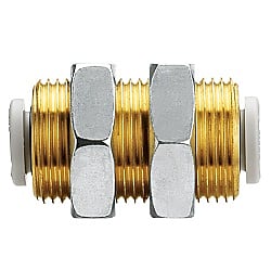 ワンタッチ管継手 KQ2シリーズ 隔壁用ユニオン KQ2E（KQ互換タイプ）
