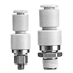 ロータリワンタッチ管継手 高速タイプ KXシリーズ ハーフユニオン KXH KXH04-M6